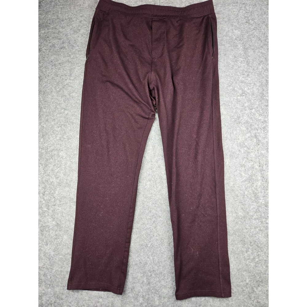 Public Rec All Day Everyday Men's (38X32) Heather Burgundy Casual Sweatpants EUC